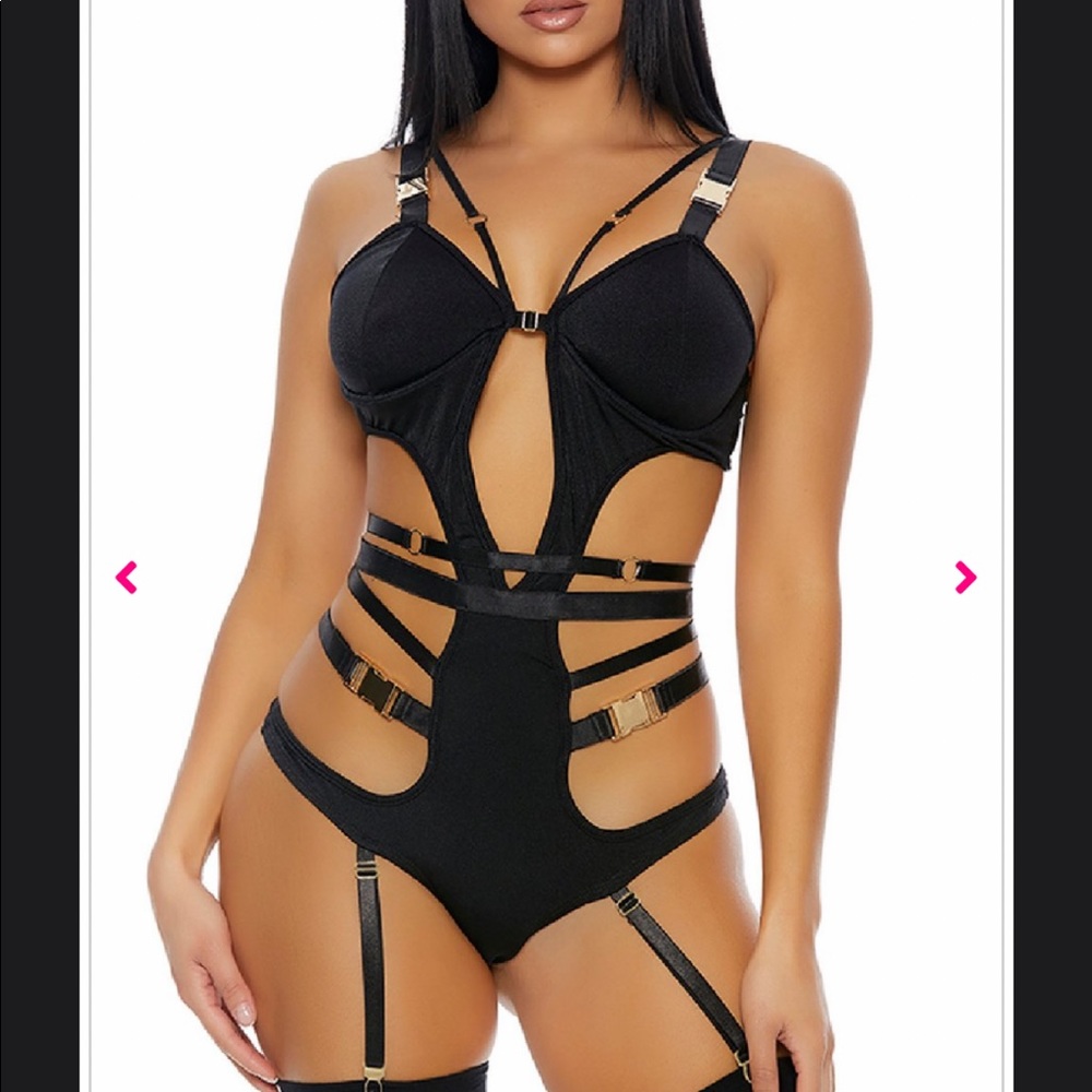 Strappy bodysuit